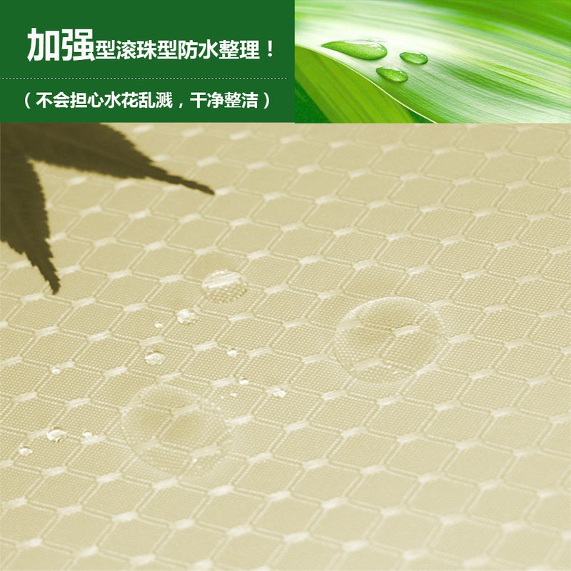general 190g Thickened Polyester Shower Curtain Waffle Weave Waterproof Bathroom Liner - Image 1