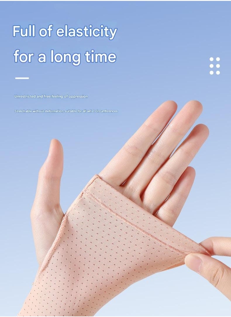 Generic - Cold Feeling Sports Wristband With Sweat Wiping Wrist Towel For Women Twisted Wrist Badminton Basketball Wristband Fitness Ice Silk   M - Image 1