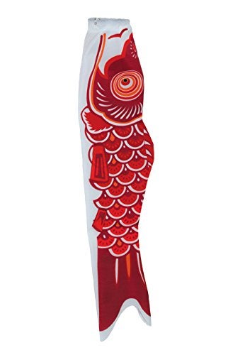In the Breeze In the Breeze Koi Fish Windsock 60Inch Red 
