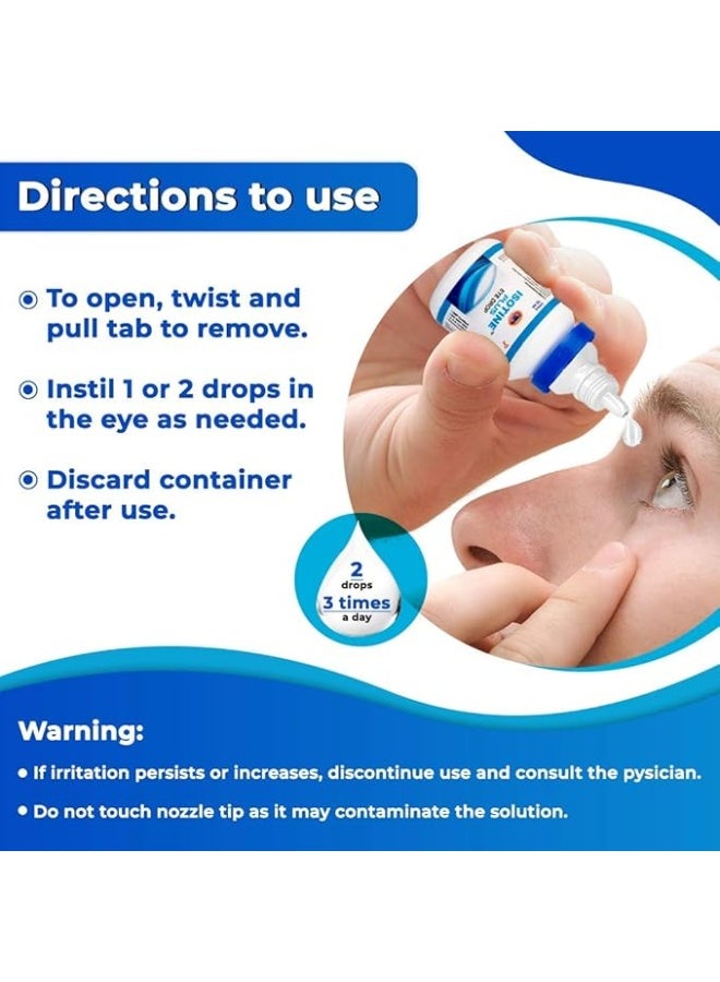 Jagat Pharma Isotine Plus Eye Drop Isotine Plus For Serious Problems With Goodness Of Ayurvedic Herbs -Amla, Chandan, Ashwagandha & Palash |100% Ayurvedic (10Ml) -Ayush Certified - Image 2