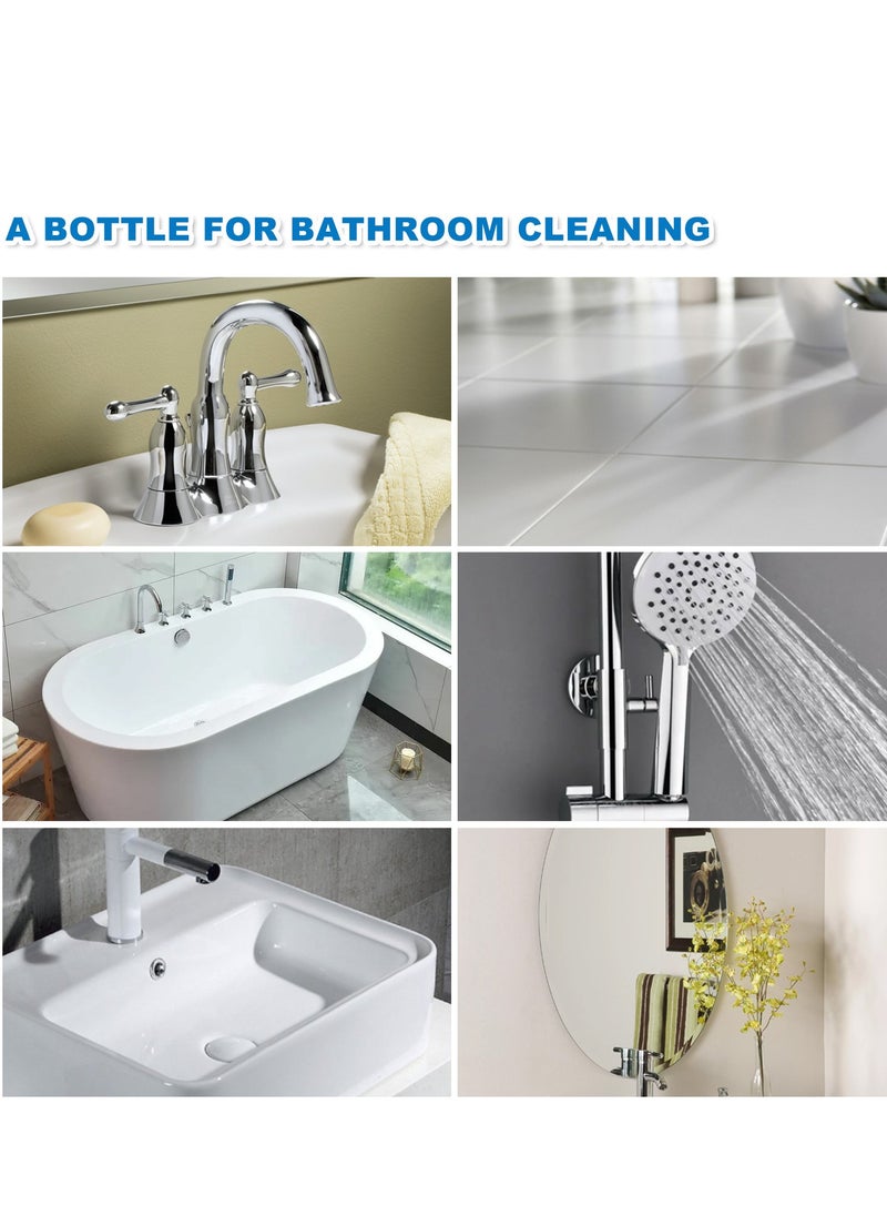 JUE-FISH Jue Fish bathroom cleaner shower room glass scale cleaner stainless steel washbasin bathtub decontamination 60ml  - Image 2