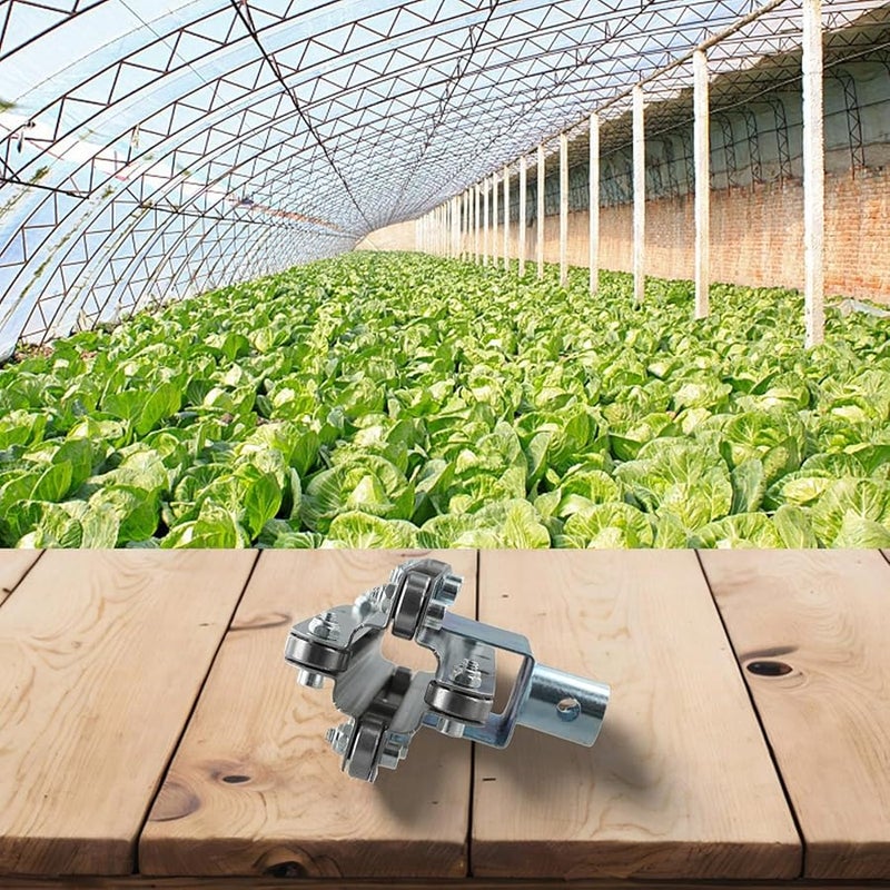 Aluminum Alloy Greenhouse Side Ventilation Roller Electric Film Machine Rust Resistant Silver - Image 5