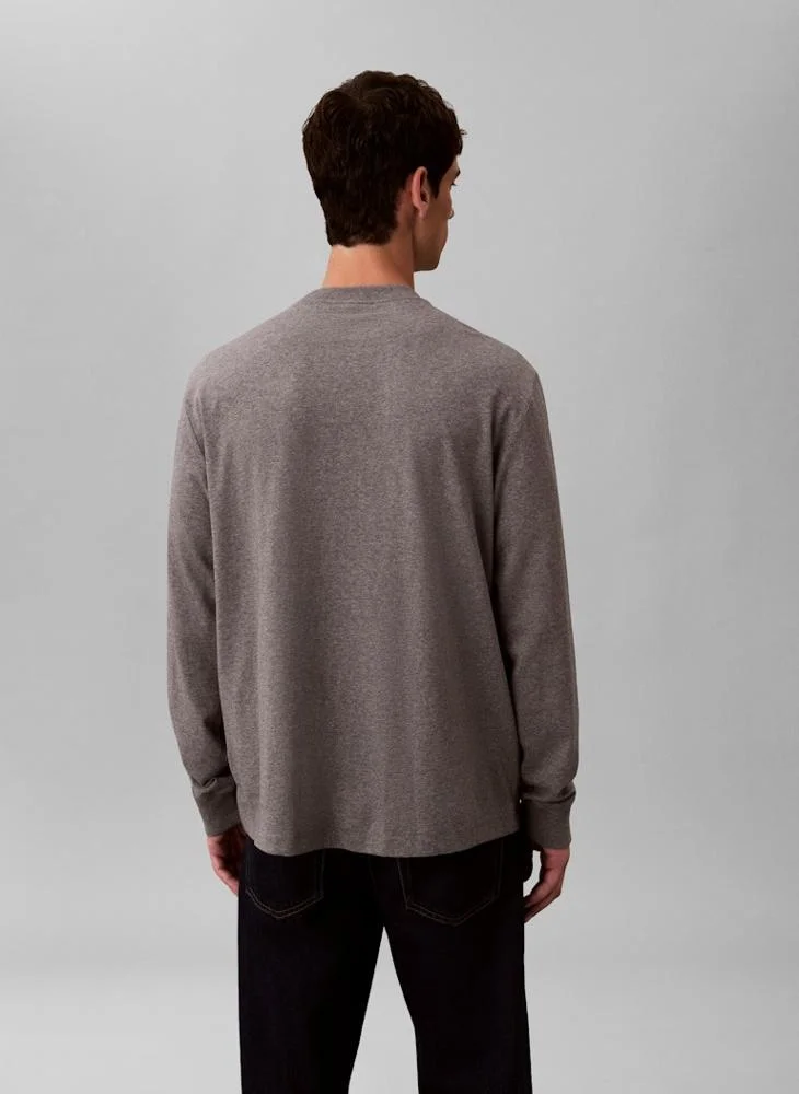 CALVIN KLEIN Logo Relaxed Long Sleeve T-Shirt