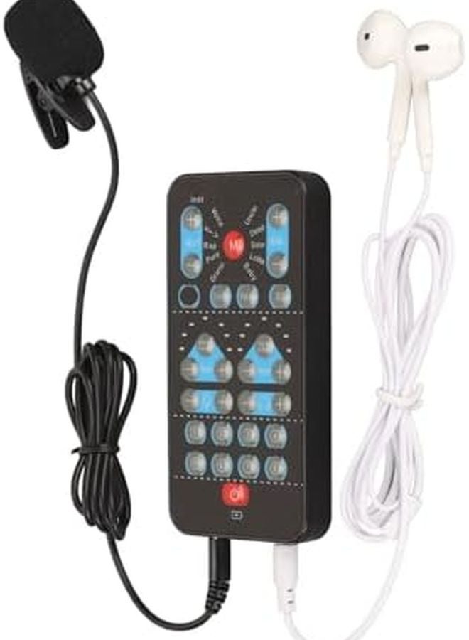 Pssopp ABS جهاز تغيير الصوت المحمول 10 أوضاع صوتية للمحاكاة في الألعاب والبث المباشر - Image 1