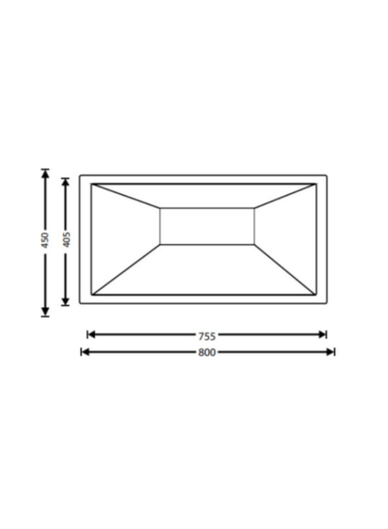SUIZAK Single Bowl Kitchen Sink, Model SZ8045 1B - SZS0902015, Stainless Steel 304 Grade, Radius 10 Design, Sound Pad & Undercoating, 800 × 450 × 220 mm Dimension - Image 2