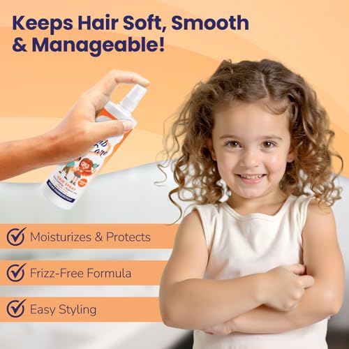 Dr. Fischer Kids & Baby Hair Detangler Spray, Leave-In Conditioner Mist for Conditioning, Detangling and Curl Defining, The Frizz Free Tangle Tamer with Rosemary 11.5 fl.oz - Image 4