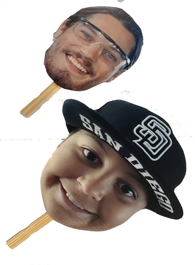 DesignThatSign Big Head on a Stick, Custom face Cutout, Big Party, Fan Face, face Cut Out, Head Cutout - Image 3