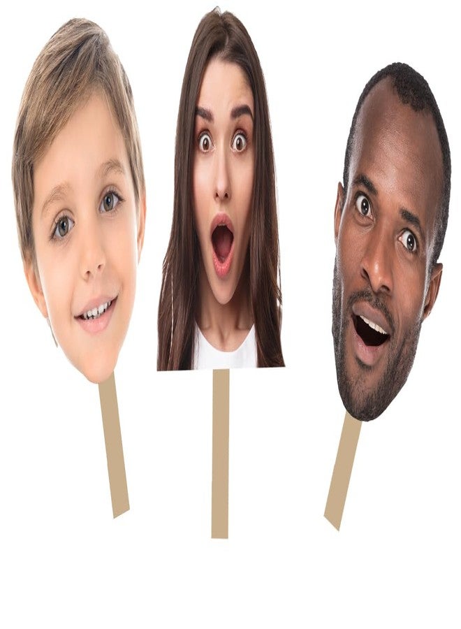 DesignThatSign Big Head on a Stick, Custom face Cutout, Big Party, Fan Face, face Cut Out, Head Cutout - Image 2