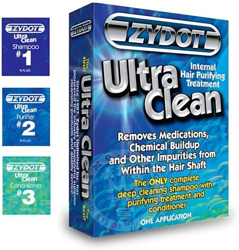Zydot Ultra Clean Hair Detox Shampoo & Conditioner Kit, Removes Medications, Chemical Buildup & Impurities, Deep Cleansing Shampoo with Purifier & Conditioner for Hair Shaft Detox - Image 1