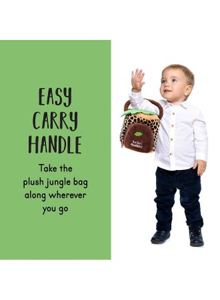 Talking Plush Jungle Animals Set: 4 Soft Safari toys - Elephant, Monkey, Giraffe, Tiger & Jungle House Carrier - pzsku/ZB6F6A1667BF3916D638DZ/45/_/1729417300/e6512a79-6bf2-488c-8215-a24f8f9c66ec