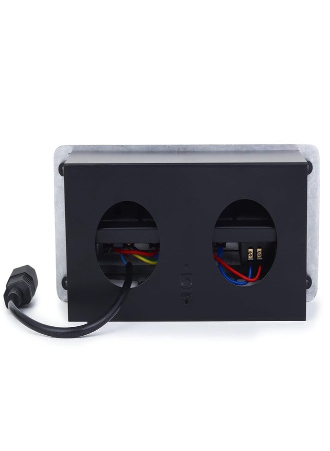 كول كولد مقبس طاقة منبثق من COOLCOLD مزود بثلاثة منافذ تيار متردد عالمية ومنفذي RJ45 LAN | شريط طاقة مخفي يُوضع على سطح الطاولة مع غطاء قلاب | مقبس مكتبي معياري لطاولة اجتماعات المكتب، ومحطة العمل، والمنزل - Image 5
