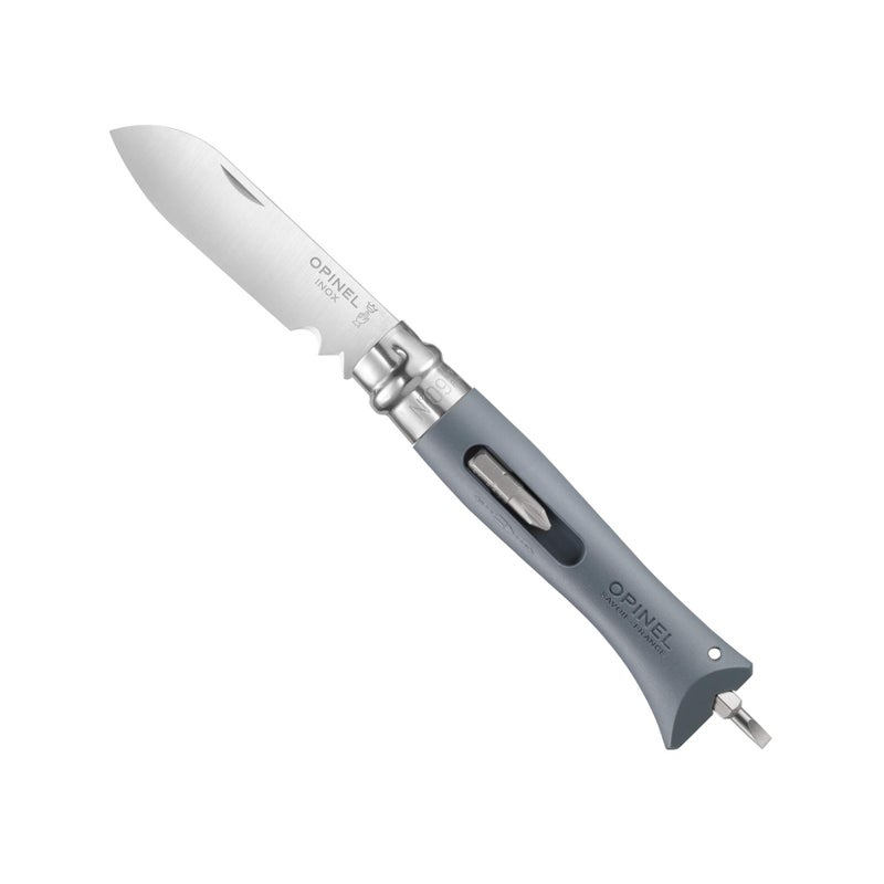 Opinel سكين أوبينيل القابلة للطي رقم 9 من الفولاذ المقاوم للصدأ وأداة متعددة الوظائف - Image 1