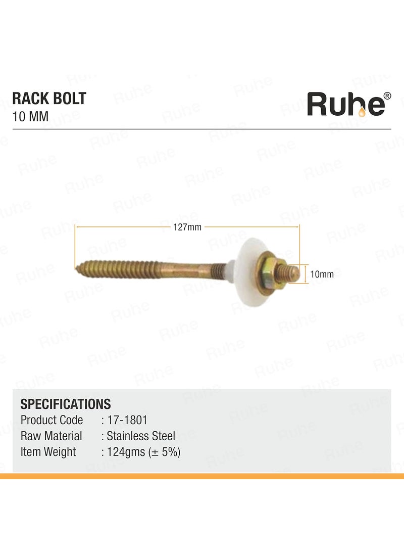 RUHE Ruhe RagRack Bolt 10 MM Premium Quality Stainless Steel RagRack Bolt with Full Accessories for Wash BasinToilet Commode  - Image 2