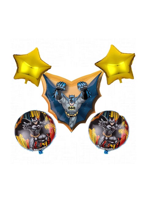 5-Piece  Batman Foil Balloons