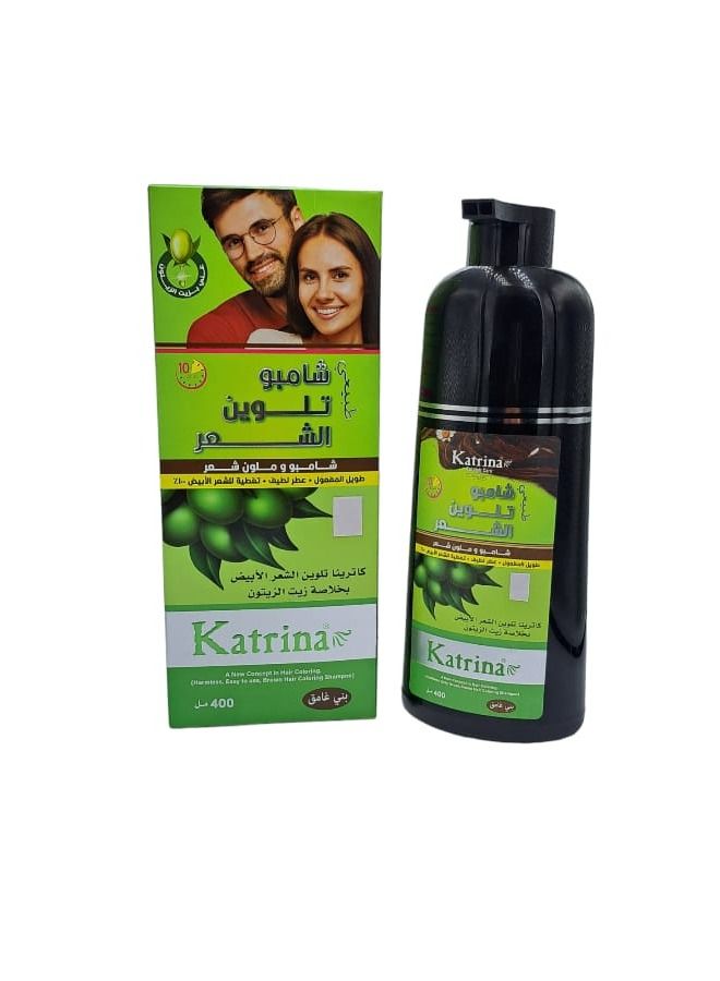 Katrina Hair Coloring Shampoo With Olive Oil Extract 400 ml - Image 1