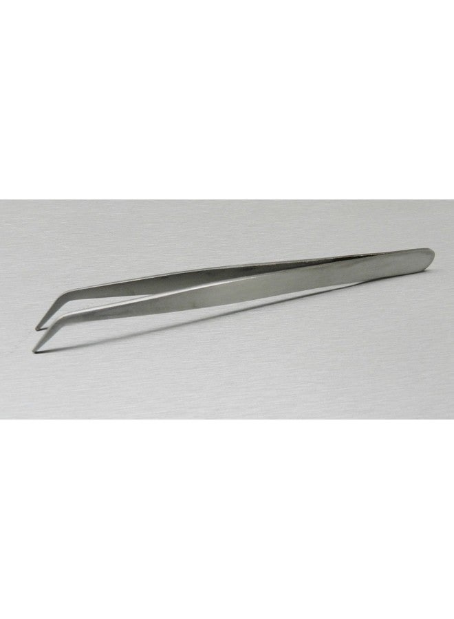 JTS Tweezers Bent Tip Tweezer 45 Degree Bent Smooth Tips Jewelry Bead Hobby & Crafts 7 By Jts - Image 3