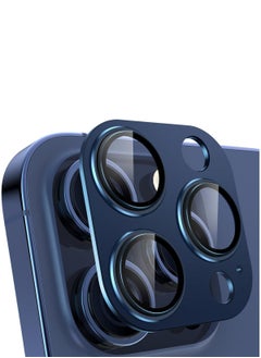 ELTRAZONE ELTRAZONE Camera Lens Protector for iPhone 15 Pro 6.1in iPhone 15 Pro Max 6.7in,9H tempered glass Integrated full coverage Camera Cover for iPhone 15 Pro iPhone 15 Pro Max[Blue Titanium] 
