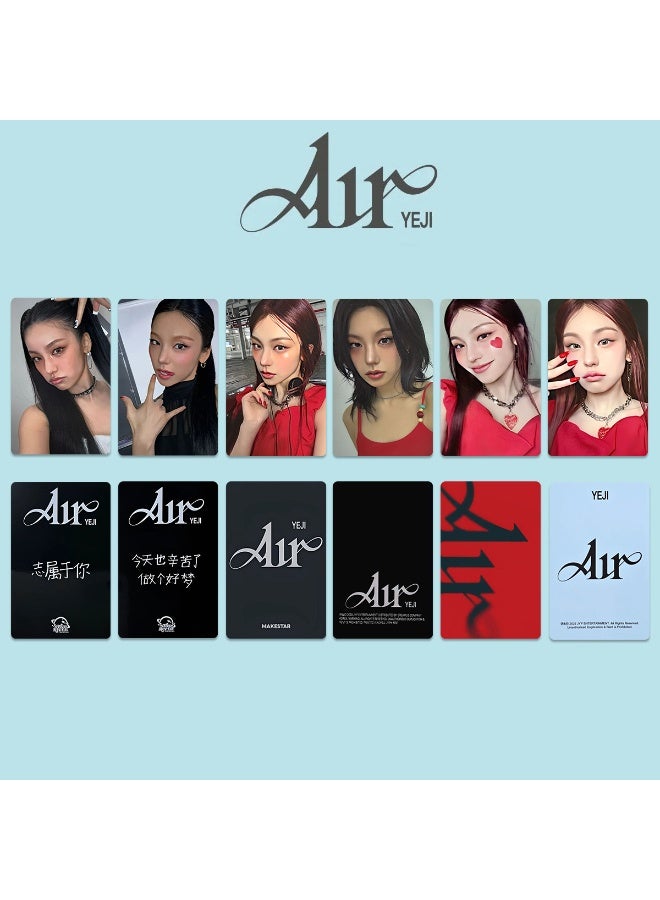 NIBEMINENT 2 قطع كيبوب ITZY - بطاقة لومي YEJI المنفردة AIR STARRIVER لهدايا مجموعة المعجبين - Image 2