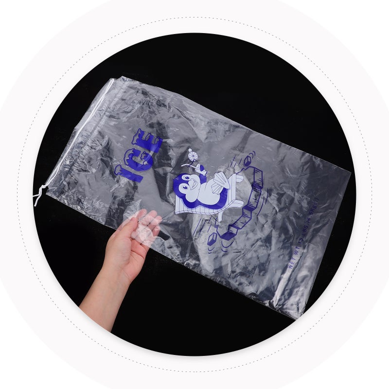 🏠 كيس مكعبات ثلج سميك مزود برباط للتخزين في الفريزر للاستخدام المنزلي - Image 2
