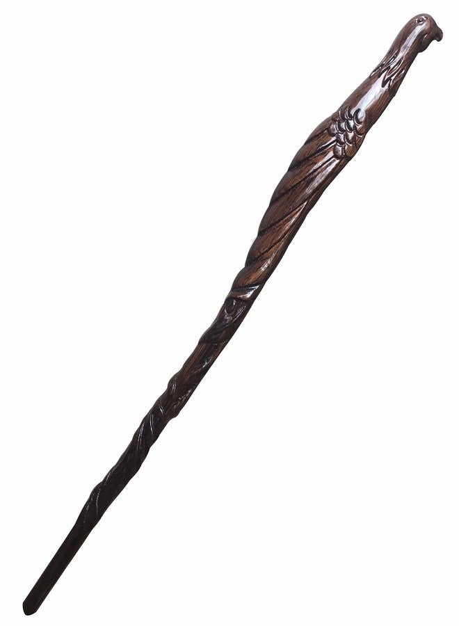 Handicraftviet Hand Carved Wooden Bird Wands 15 Inch for Witchcraft Collectible and Cosplay Magic Wand Gift for Children and Adults on Halloween, Christmas, Birthday Party - Image 1