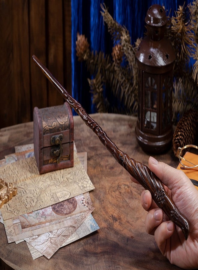 Handicraftviet Hand Carved Wooden Bird Wands 15 Inch for Witchcraft Collectible and Cosplay Magic Wand Gift for Children and Adults on Halloween, Christmas, Birthday Party - Image 2