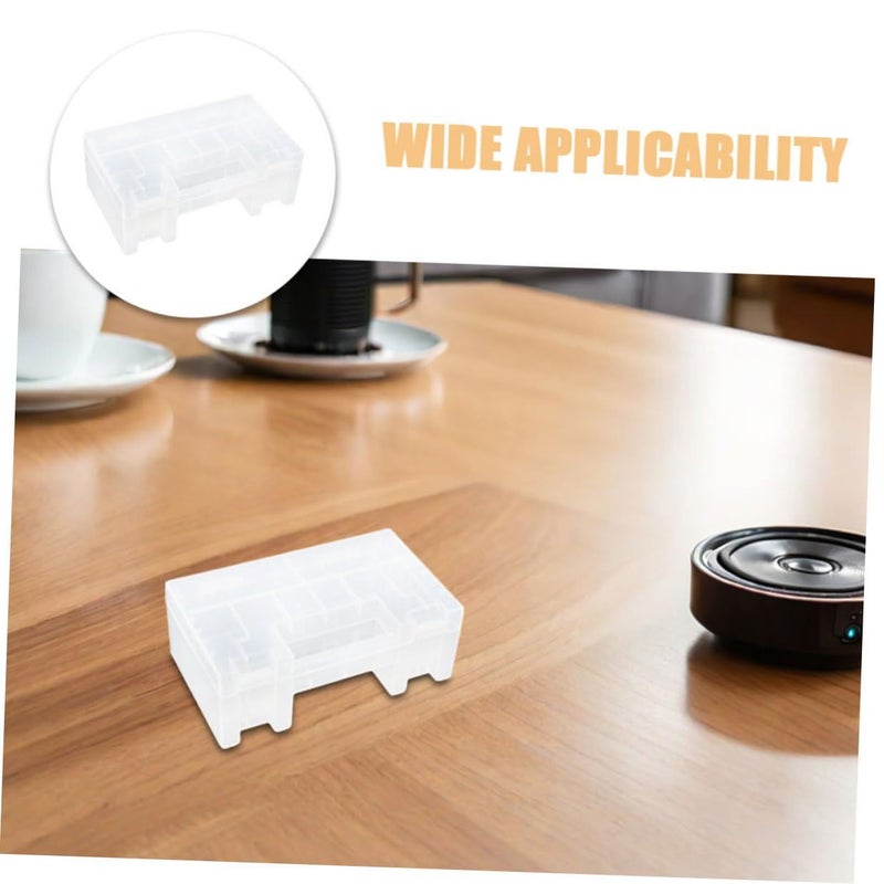 Battery Storage Box Organizer For AA AAA Batteries 2 Pack Clear Plastic - Image 4