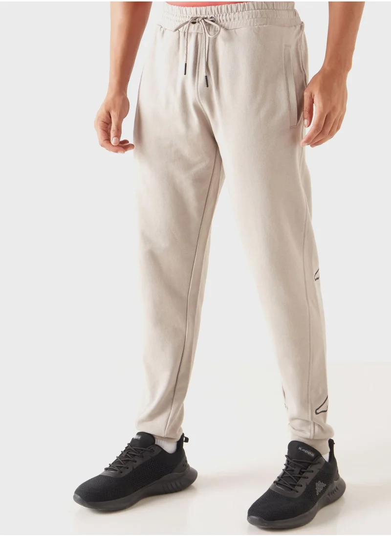 Kappa Logo Print Sweatpants