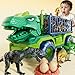 BLmukce Dinosaur Truck for Kids 24 Dinosaur Action Figure Toys for Toddler 35 with 8 Dinosaur Figures Play Mat Egg Tree TRex Transport Car Carrier Birthday Gifts Toys for Boys 2 3 4 5 6 Year Old - Image 3