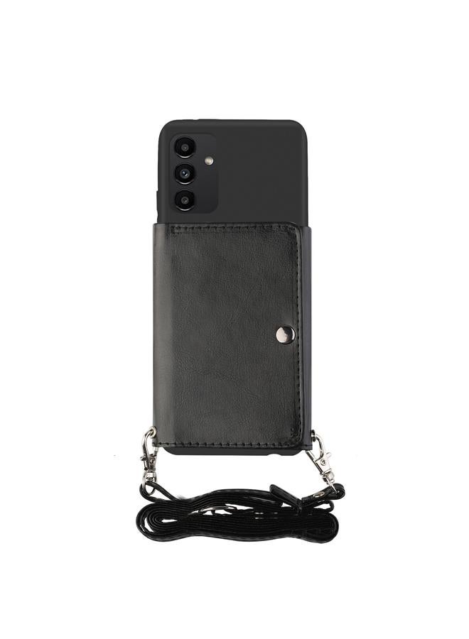 S-TOP Case For Samsung Galaxy A54 5G Crossbody Lanyard Wallet Card Bag Phone Case - Image 2