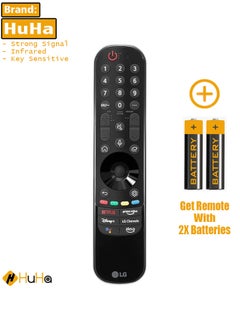 New AN MR22GA OEM Replacement Magic Bluetooth TV Remote Controller with Mic for LG OLED65C2PUB 65 C2 Series 4K Smart OLED TV (2022) with Netflix Prime Video + LG Channels Buttons