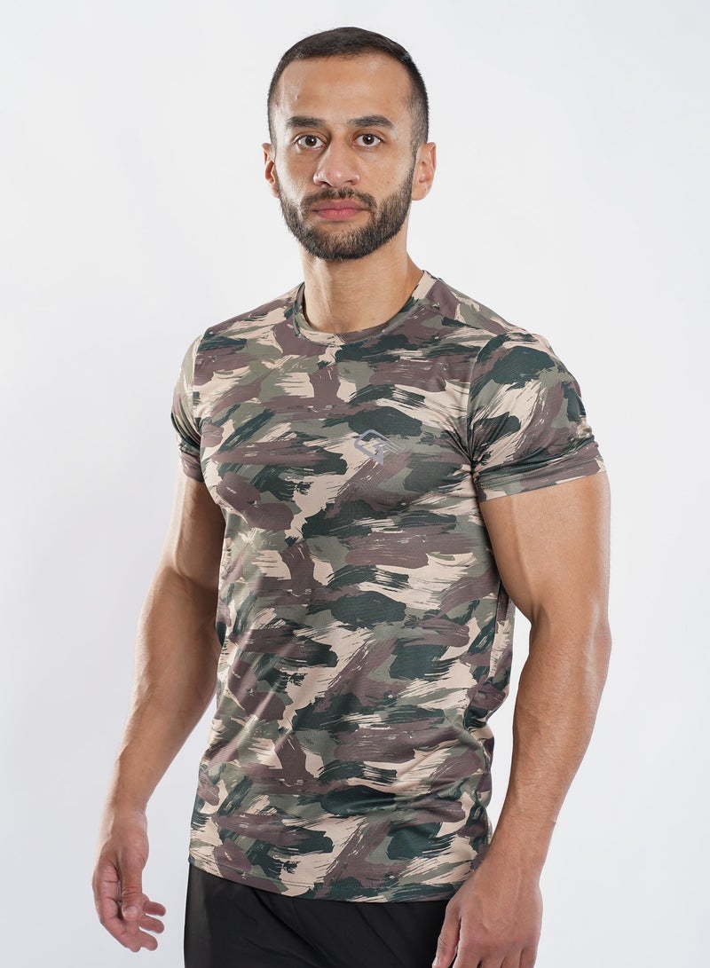 Gorilla Mono Camouflage T-shirt - Image 1