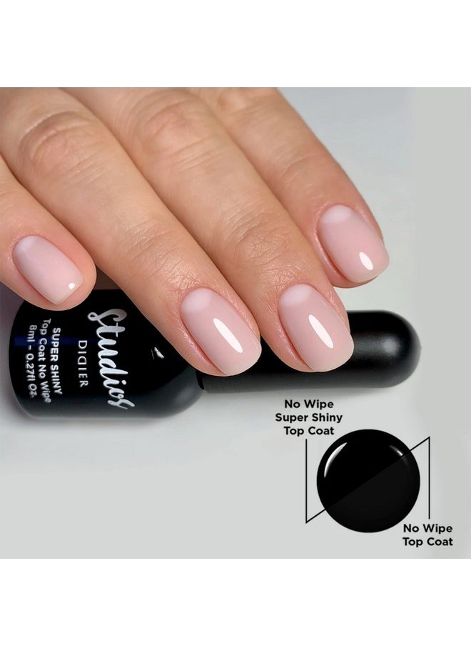 DIDIER LAB - Premium Top Coat Gel Polish Set Super Shiny For Uv Gel Nail Polish No Wipe Gel Top Coat Nail Gel Polish Gel Nails Extra Shine Smooths Nail Irregularities Long Lasting - Image 1
