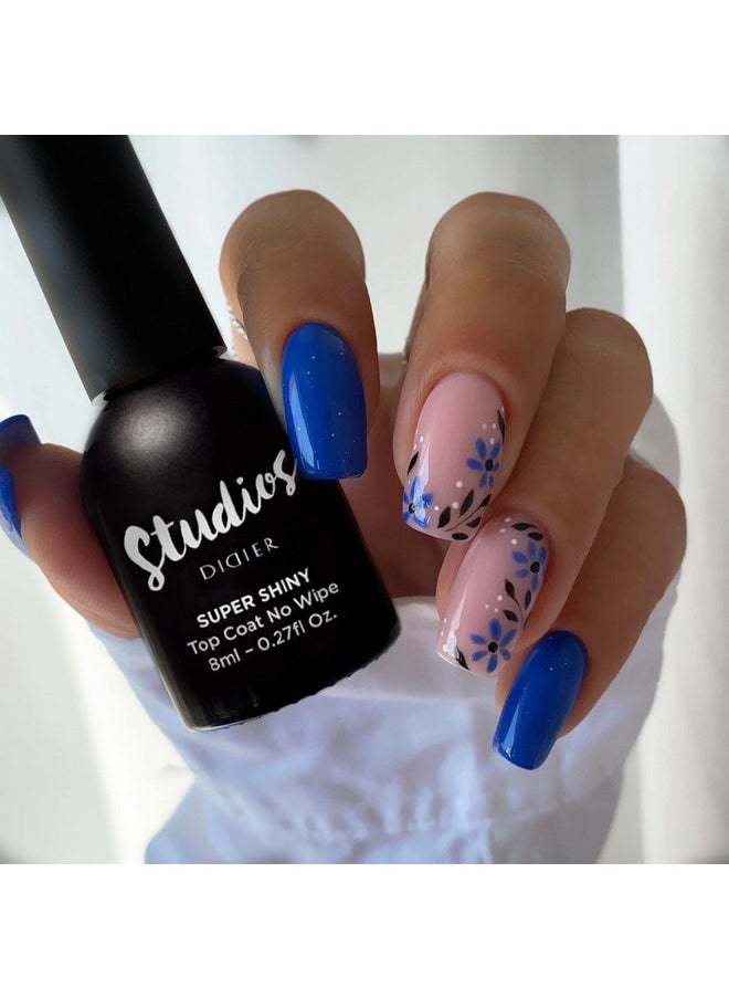 DIDIER LAB - Premium Top Coat Gel Polish Set Super Shiny For Uv Gel Nail Polish No Wipe Gel Top Coat Nail Gel Polish Gel Nails Extra Shine Smooths Nail Irregularities Long Lasting - Image 1