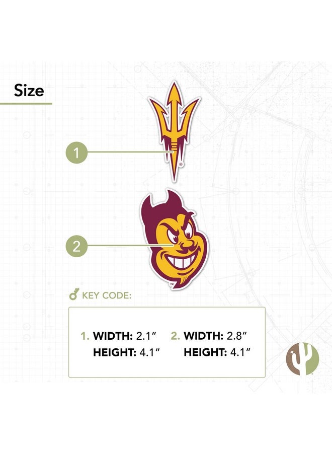 Arizona State University Sun Devils Asu Sticker Vinyl Decal Laptop Water Bottle Car Scrapbook (4 Inch Set V1) - pzsku/ZB6F7A97105FEFB511DD7Z/45/_/1697273188/df4972c6-a850-44ec-954b-165070675761