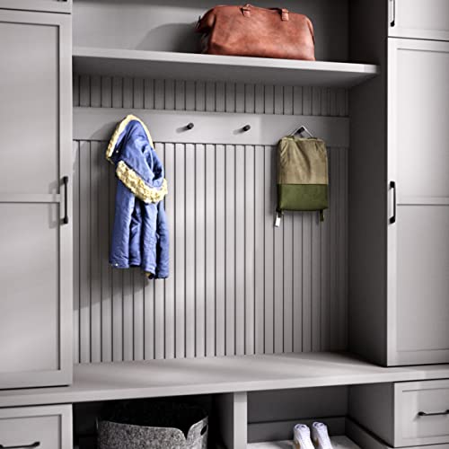 COCOYA 4Pack Metal Wall Hooks, Minimalist Coat Hooks Matte Black Simple Modern Easy Install Wall Mount Heavy Duty Aluminum Mid Century Entryway Bathroom, for Hanging Hat Purses Backpack Towel - Image 5