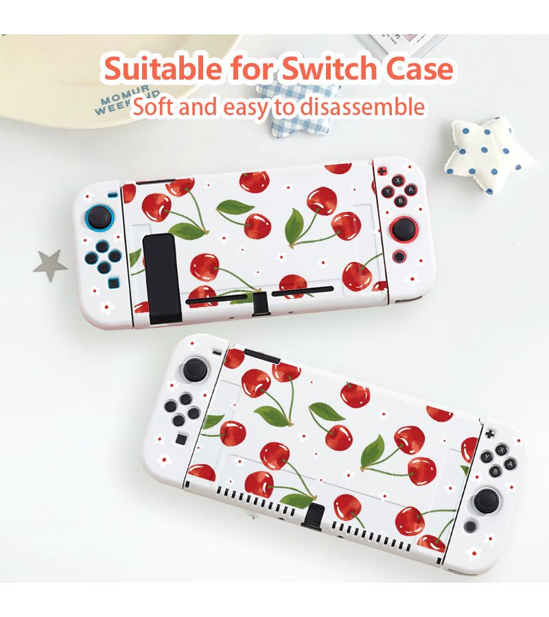 غلاف من مادة TPU الأرجواني الناعم لحماية Nintendo Switch NS Slim مقاوم للصدمات - Image 4