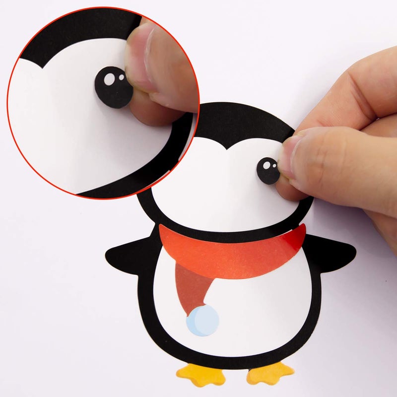 Ceiba Tree 48 Pcs Christmas Stickers Make Your Own Christmas Sticker Sheets for Kids Home Classroom Party Favor Art Craft School Rewards - Image 4