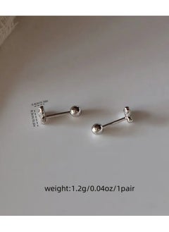 Home Clearance Sale 1pair Exquisite Small Hollow Bow Earring Studs for Women, Fashionable and Fresh, Versatile Screw-on Earrings, Autumn Party Jewelry Gift  - Image 3