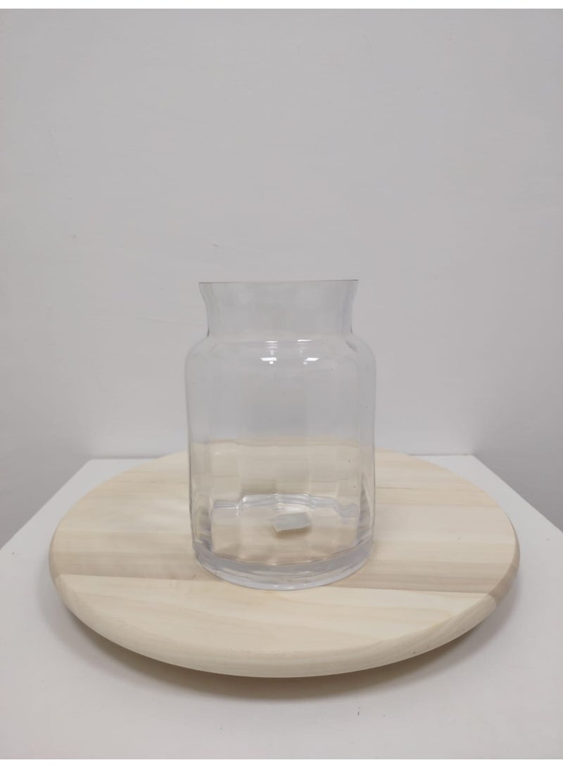 LONG TUBE  GLASS VASE
