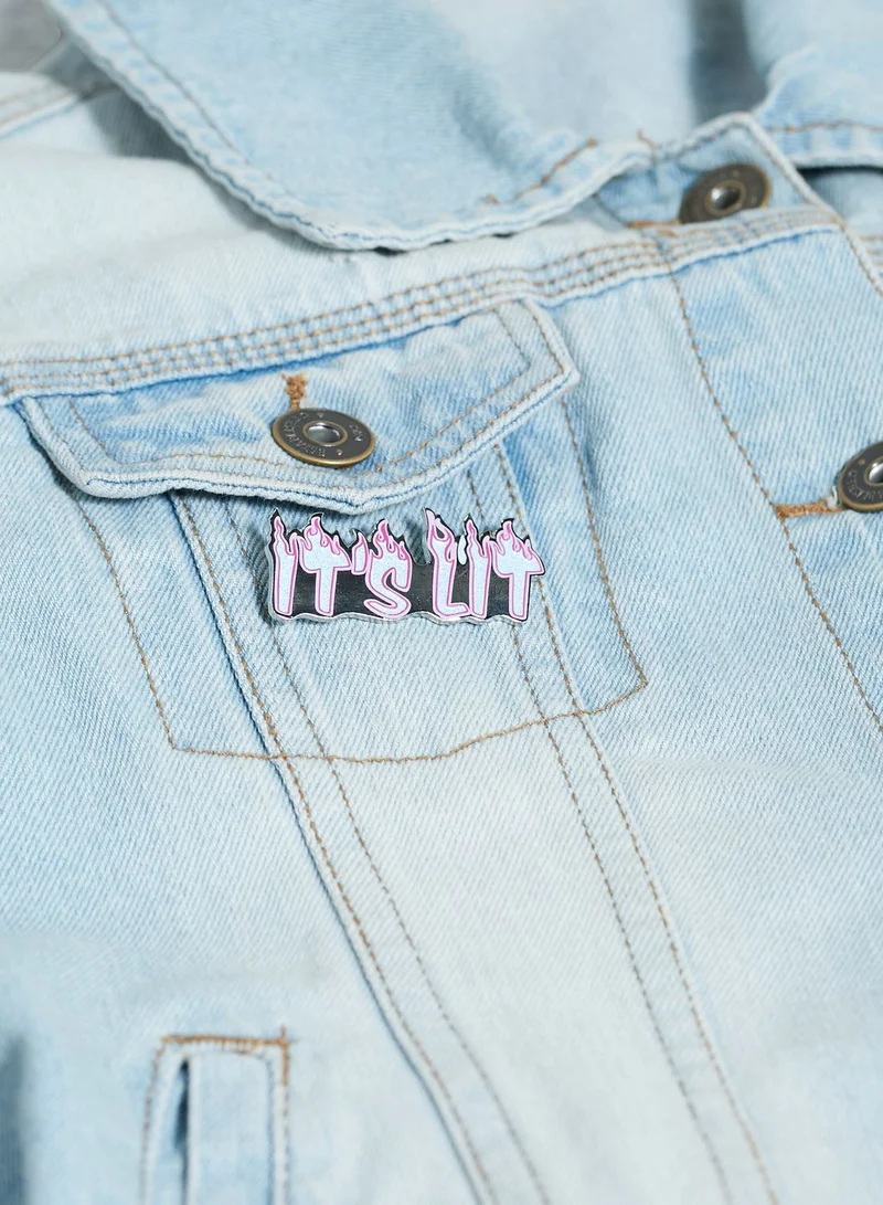 Skinnydip London It's Lit Plushie Sticker