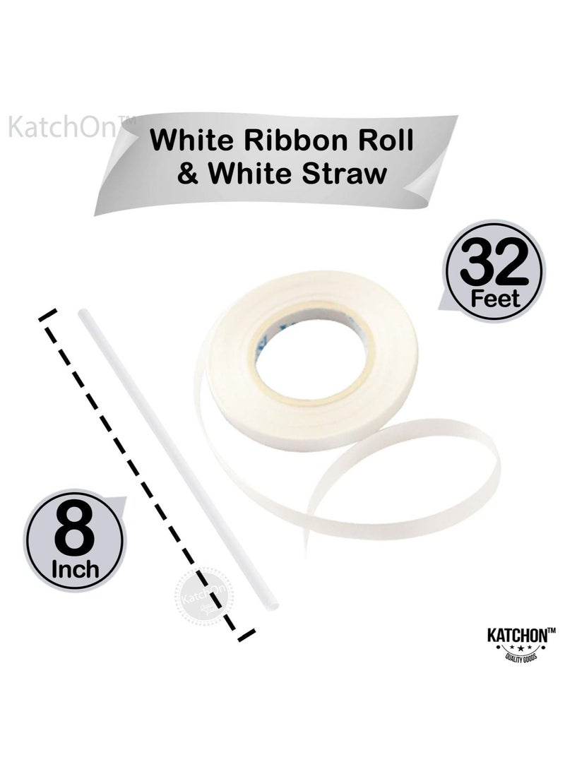 KATCHON - Silver Number 10 Foil Balloon For 10th Birthday Decoration - Image 1