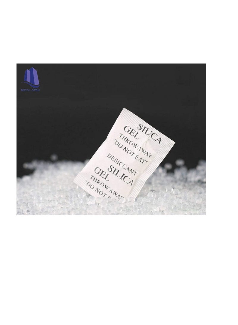 1 جرام Pkt غير سام من هلام السيليكا النقي المجفف ومزيل الرطوبة والرطوبة لغرفة المطبخ والملابس تخزين الطعام وأكياس امتصاص الرطوبة (10 قطعة) - Image 2