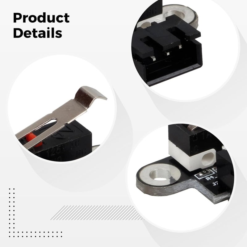 10 Pcs Vertical Limit Switches for Printer, Metal Trigger, 39.4 in Cable, Precise Positioning, Insulated Shell, Sensitive Touch - Image 4