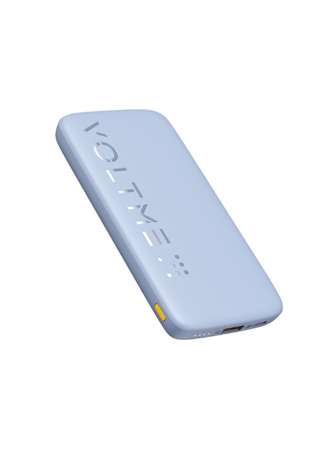 فولتمي شاحن متنقل فولتمي هايبركور بمنفذ USB-C ومنفذ USB بسعة 10000 مللي أمبير وبقوة 22.5 واط - أزرق - Image 1