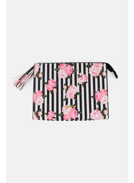 bebe Women Floral Pattern Vanity Bag, Multicolor  - Image 2