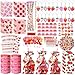 Sayglossy 171 Pcs Strawberry Party Favors Set Includes Gift Bags Pencils Notebook Sharpener Slap Bracelets Rings Keychains Tattoo Stickers Stamper Strawberry Party Favors for Birthday Shower - Image 2