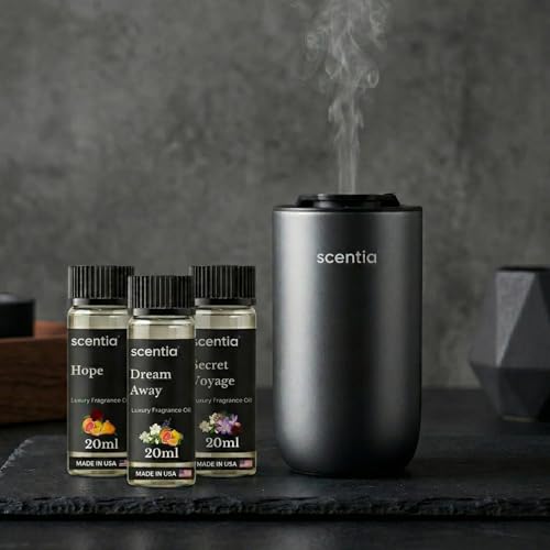 Scentia Designer Inspired Aromatherapy Diffuser Oil Collection Set Hope Dream Away Secret Voyage Essential Oil Blend Luxury Fragrance Oils 3x20ml Discovery Made in USA - Image 3
