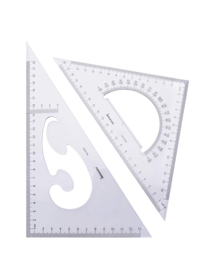 Large Triangle Ruler Square Set 30 60 and 45 90 Degrees Set of 2 - pzsku/ZB6F862BB727F0E4B5275Z/45/_/1720455985/3a847508-1e8b-414d-aa23-bea958da376d