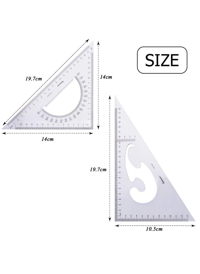 Large Triangle Ruler Square Set 30 60 and 45 90 Degrees Set of 2 - pzsku/ZB6F862BB727F0E4B5275Z/45/_/1720455986/3d274fe0-96f0-48ba-bb18-5c0b810541fa