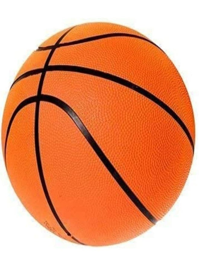 DESCTIDY كرة سلة ديسكتيدي مقاس 5، كرة سلة مطاطية وملصقة بالبولي يوريثان للتدريب الداخلي والخارجي، برتقالية اللون - Image 2